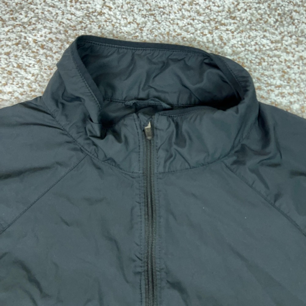 Nike Jacket‎ Mens Large Black Full Zip Windbreaker Reflective Running Gym Sports - Picture 2 of 10
